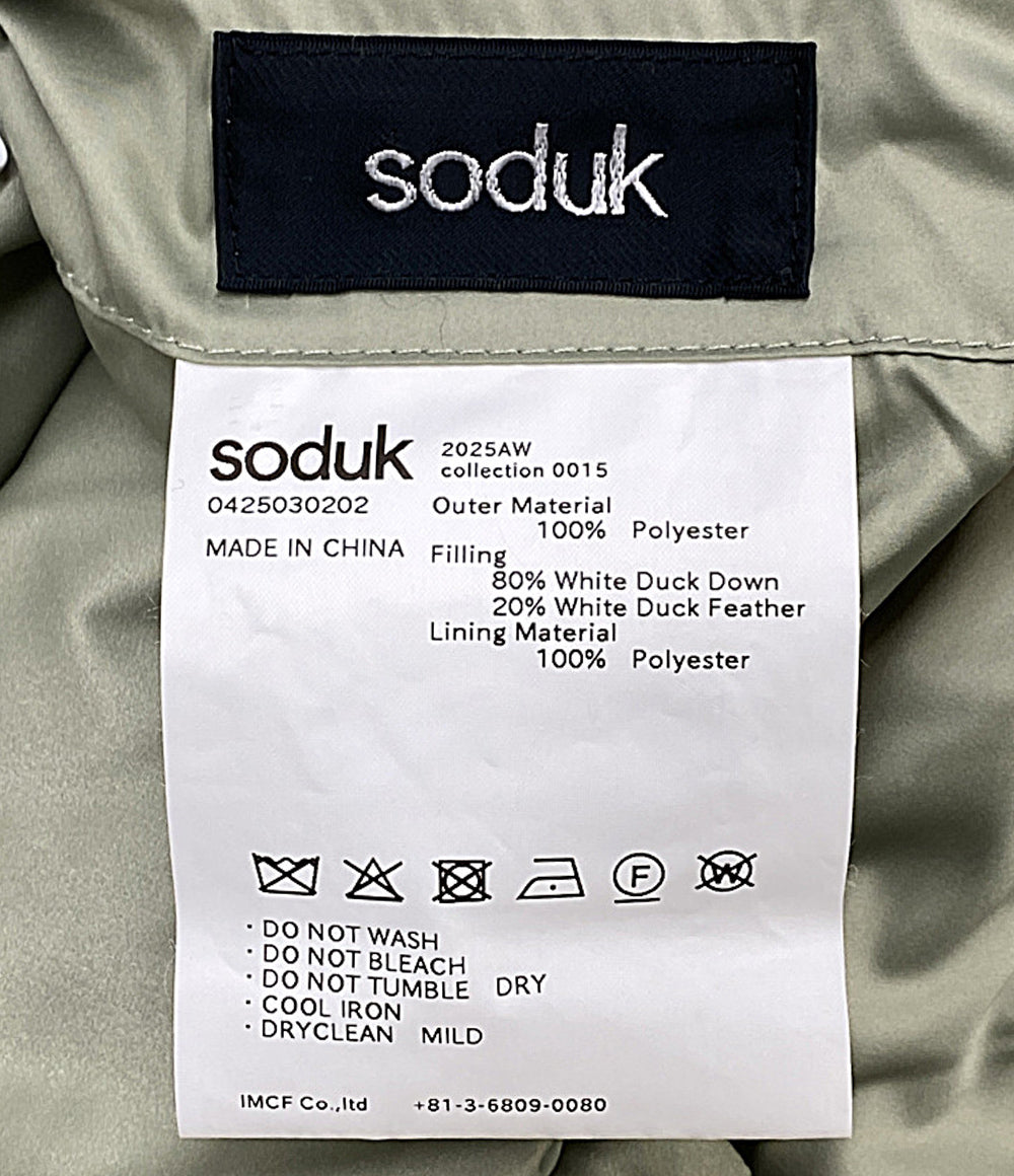 soduk スドーク ダウンジャケット モスグリーン 2025AW 0425030202 レディース SIZE -