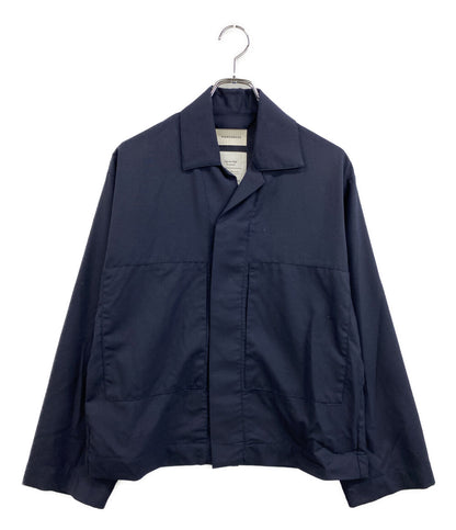 美品 MARKAWARE 長袖シャツ ネイビー ユーティリティCPOシャツ A20A-04SH01C メンズ SIZE 1 マーカウェア