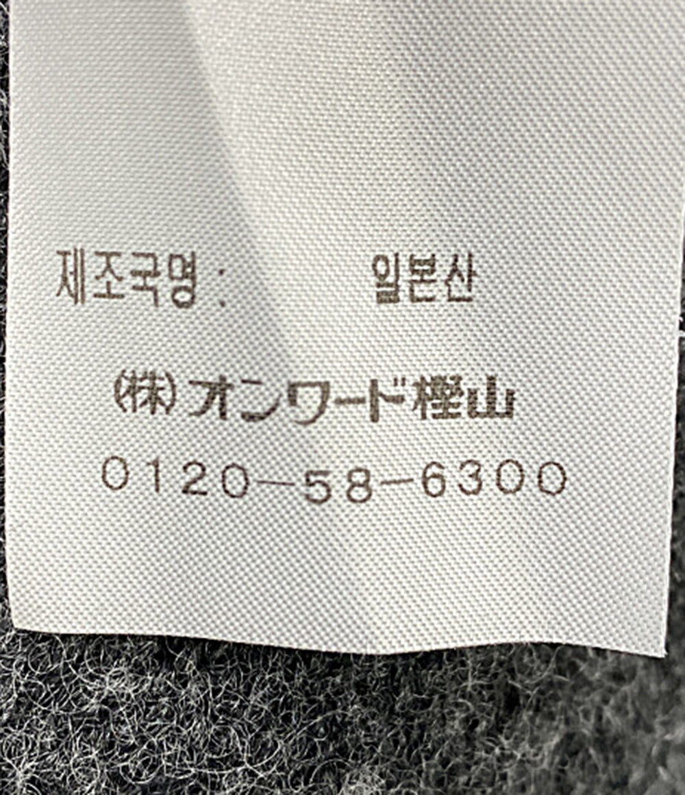 美品 ATON ニット ウールニット グレー 7054532 メンズ SIZE 02 エイトン
