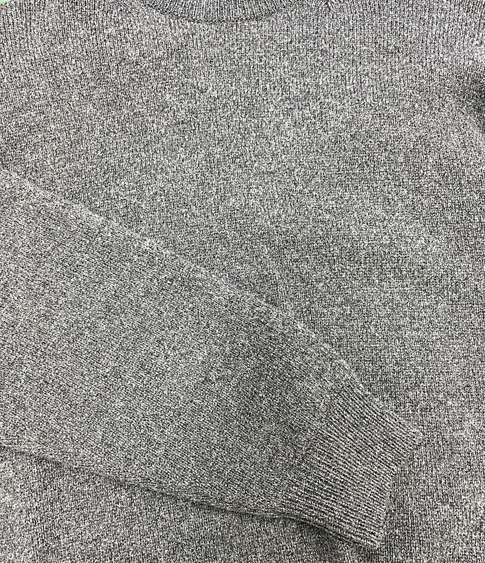 美品 ATON ニット ウールニット グレー 7054532 メンズ SIZE 02 エイトン