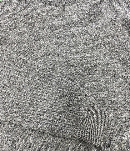 美品 ATON ニット ウールニット グレー 7054532 メンズ SIZE 02 エイトン