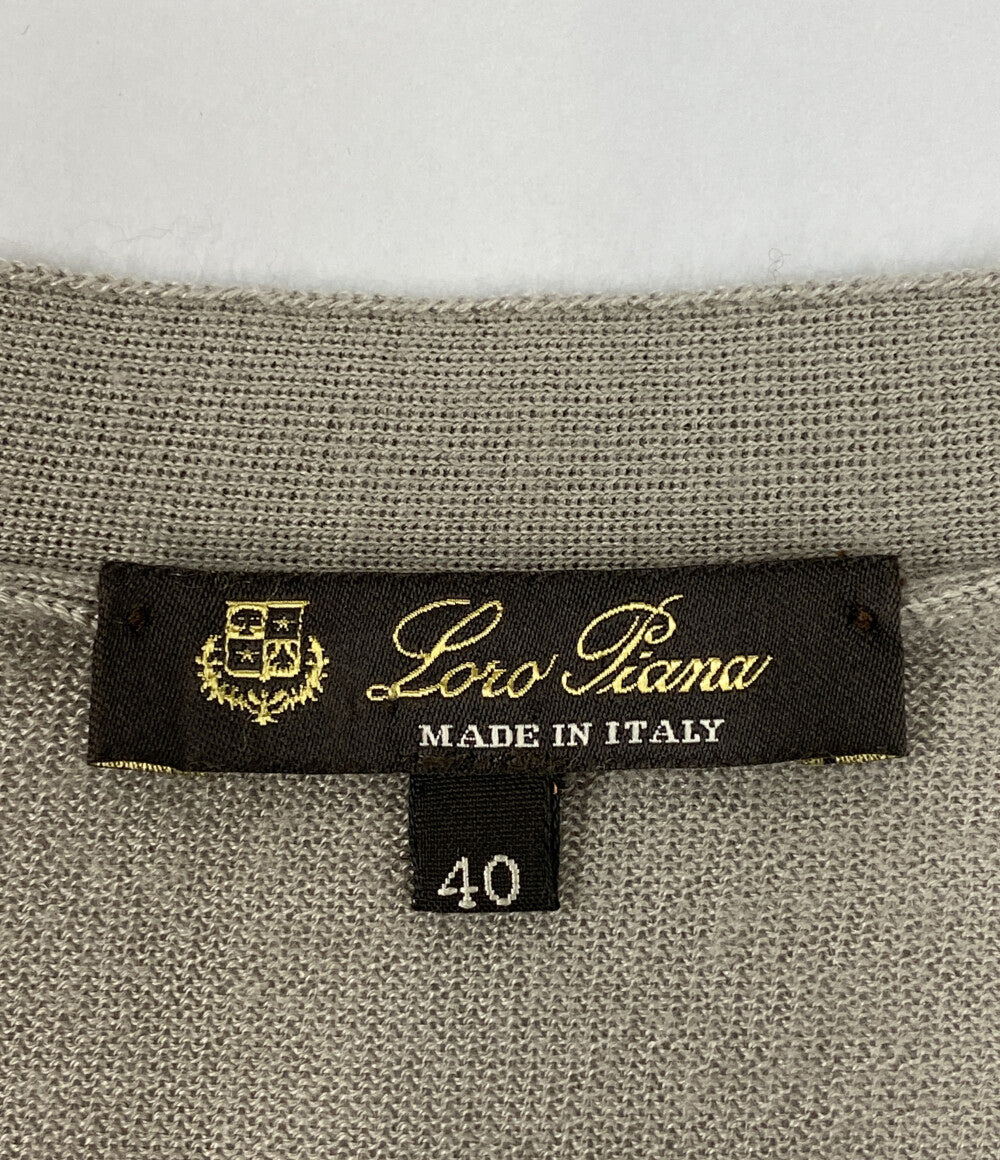 Loro Piana カーディガン シルク混 FAF8461 レディース SIZE 40 ロロピアーナ
