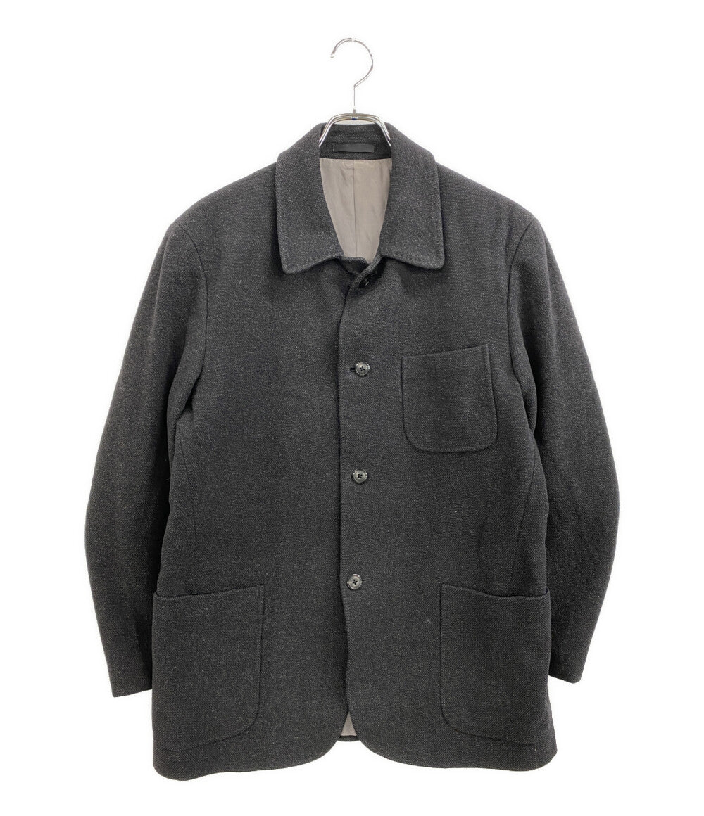 BURBERRY London コート ウールカシミヤ混 ブラック BRB86-512-08 レディース SIZE L バーバリーロンドン
