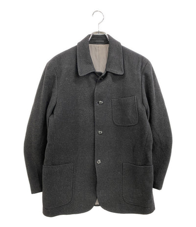 BURBERRY London コート ウールカシミヤ混 ブラック BRB86-512-08 レディース SIZE L バーバリーロンドン