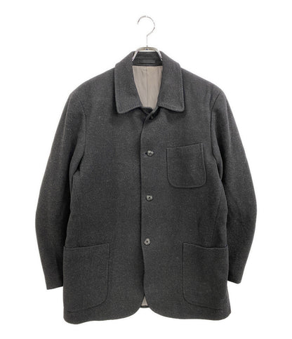BURBERRY London コート ウールカシミヤ混 ブラック BRB86-512-08 レディース SIZE L バーバリーロンドン