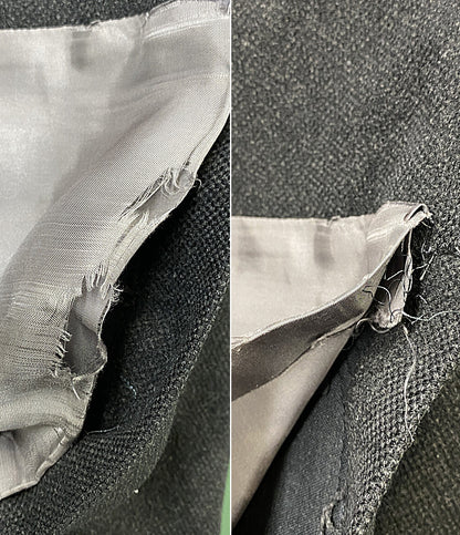 BURBERRY London コート ウールカシミヤ混 ブラック BRB86-512-08 レディース SIZE L バーバリーロンドン