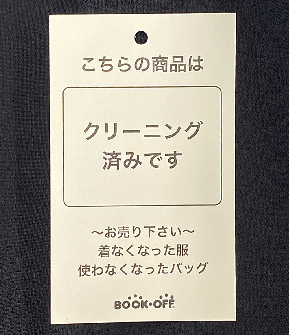 ENFOLD ブラウス ネイビー パフスリーブ 300GS230-2180 レディース SIZE 38 エンフォルド