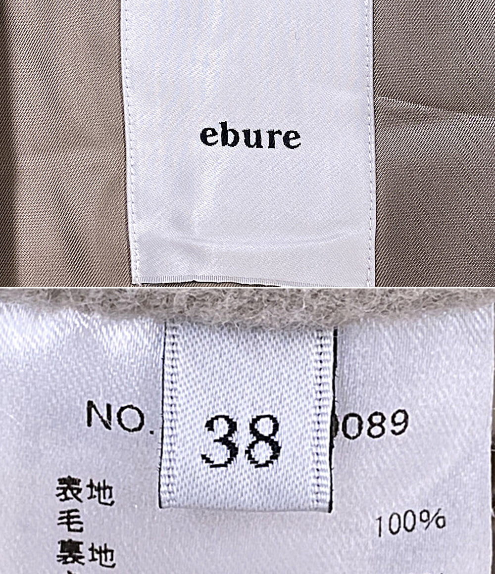 ebure コート ダブルビーバーショートコート 3410200089 レディース SIZE 38 エブール