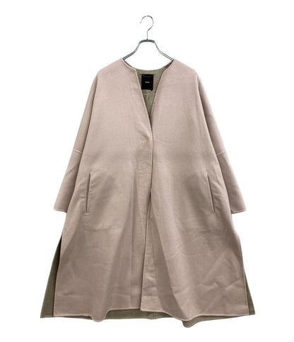 ebure ノーカラーコート 3210200042 レディース SIZE 36 エブール