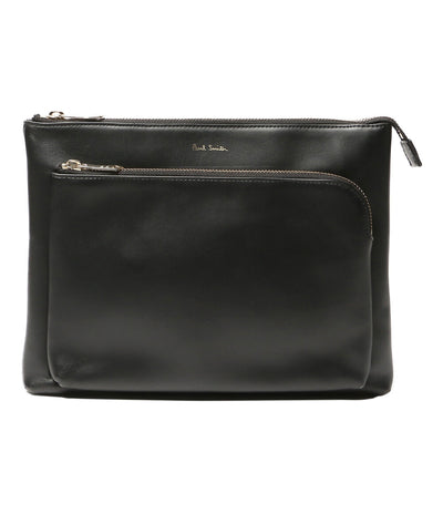 PAUL SMITH ショルダーバッグ レザー 2ポケットクロスボディバッグ メンズ ポールスミス