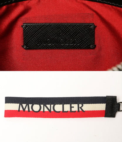 MONCLER セカンドバッグ Padded Puffer Leather Clutch メンズ モンクレール