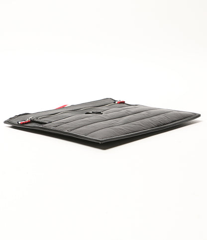 MONCLER セカンドバッグ Padded Puffer Leather Clutch メンズ モンクレール