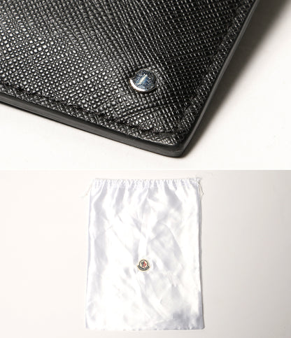 MONCLER セカンドバッグ Padded Puffer Leather Clutch メンズ モンクレール