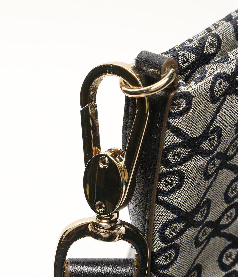 ANYA HINDMARCH トートバッグ リボン柄モノグラムキャンバス タッセル 2way レディース アニヤ・ハインドマーチ