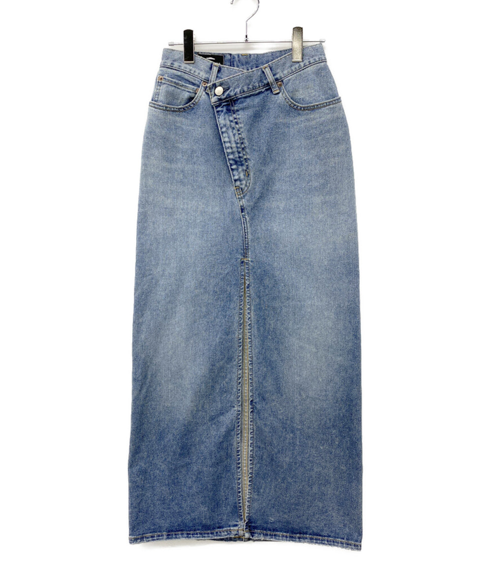 美品 THE NEWHOUSE ザ ニューハウス デニムスカート TNH NORMAN SKIRT レディース SIZE XS