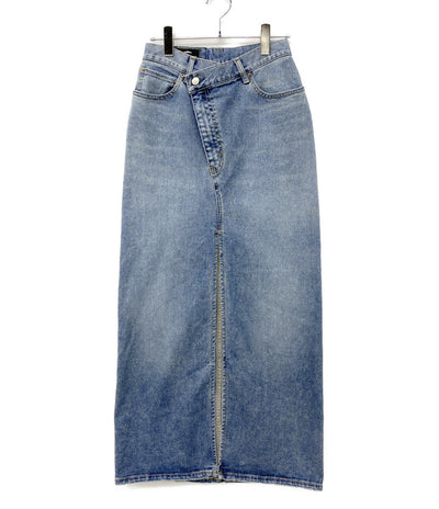 美品 THE NEWHOUSE ザ ニューハウス デニムスカート TNH NORMAN SKIRT レディース SIZE XS