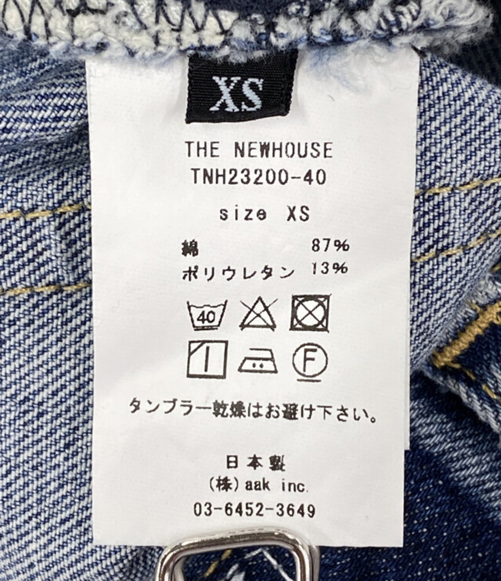 美品 THE NEWHOUSE ザ ニューハウス デニムスカート TNH NORMAN SKIRT レディース SIZE XS
