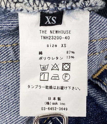 美品 THE NEWHOUSE ザ ニューハウス デニムスカート TNH NORMAN SKIRT レディース SIZE XS