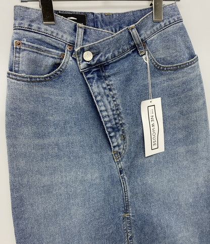 美品 THE NEWHOUSE ザ ニューハウス デニムスカート TNH NORMAN SKIRT レディース SIZE XS