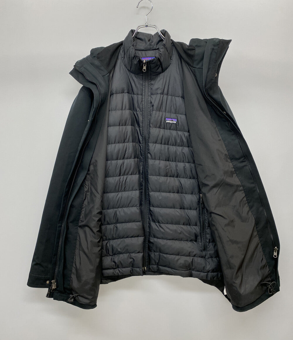 patagonia ジャケット ナイロン ブラック ダウンインナー付き メンズ SIZE L パタゴニア