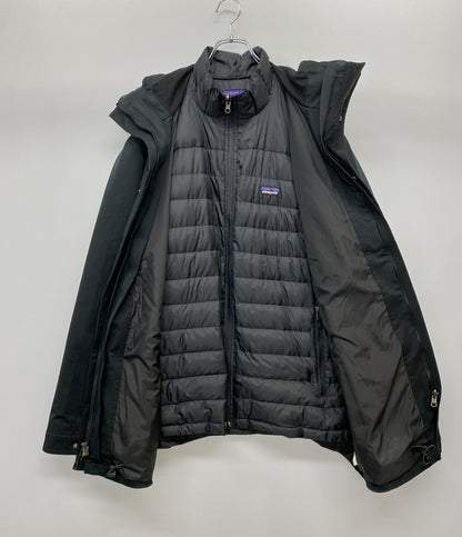 patagonia ジャケット ナイロン ブラック ダウンインナー付き メンズ SIZE L パタゴニア