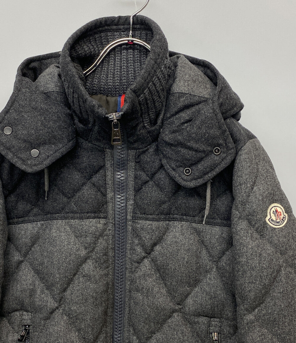 MONCLER ダウンジャケット LABASTIDE GIUBBOTTO ウール キルティング レディース SIZE - モンクレール