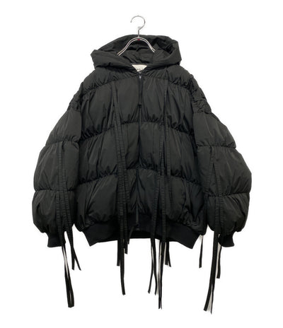 ENFOLD ダウンジャケット 300IA130-1581 RIBBON DOWN-JAKET BLK レディース SIZE 36 エンフォルド