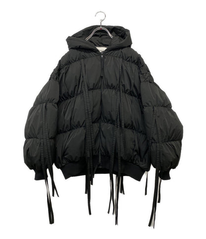 ENFOLD ダウンジャケット 300IA130-1581 RIBBON DOWN-JAKET BLK レディース SIZE 36 エンフォルド