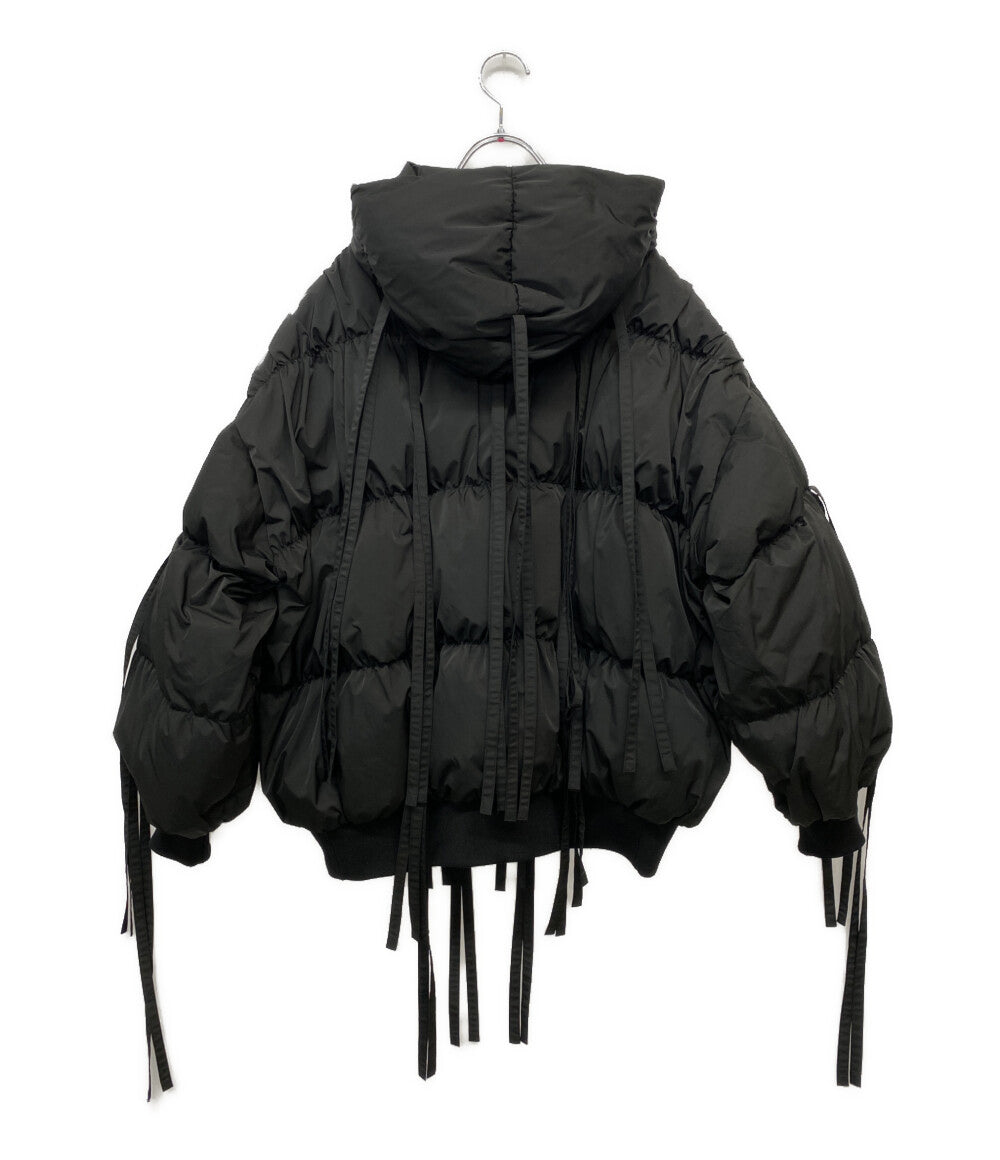 ENFOLD ダウンジャケット 300IA130-1581 RIBBON DOWN-JAKET BLK レディース SIZE 36 エンフォルド