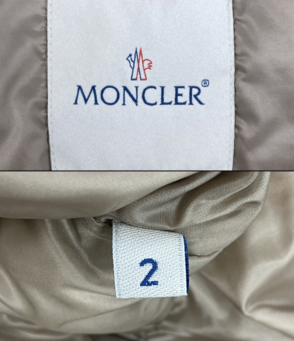 MONCLER ダウンコート LAVEDAN ベージュ 142-093-49375-49 レディース SIZE 2 モンクレール