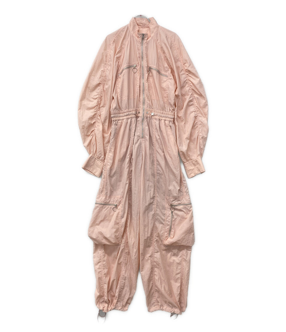 MAISON SPECIAL つなぎ オールインワン ナイロン ピンク レディース SIZE 38 メゾンスペシャル