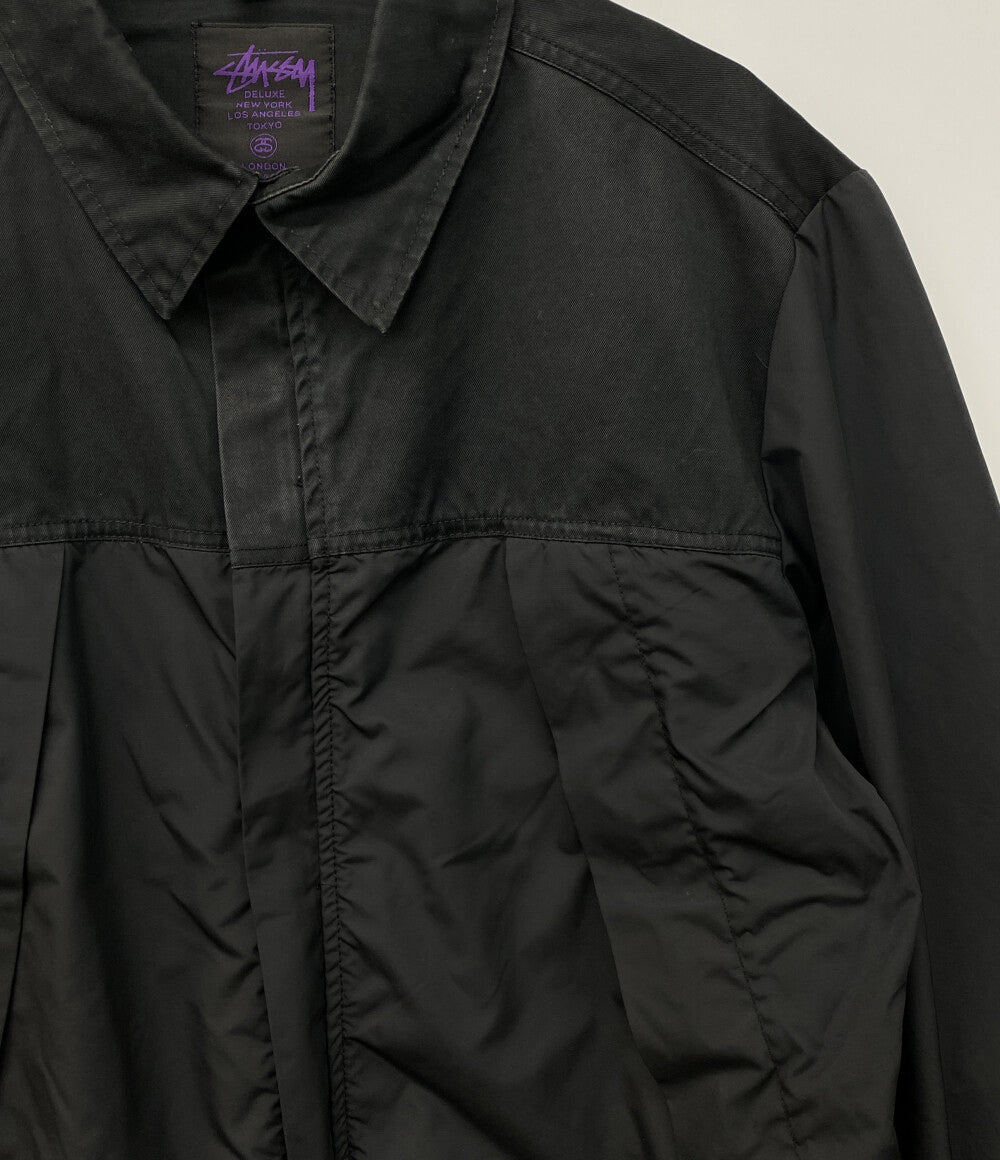 STUSSY ブルゾン ブラック ジップアップ メンズ SIZE XL ステューシー