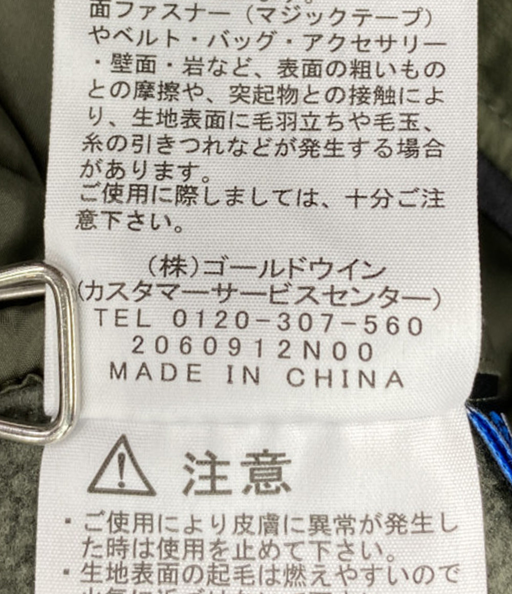 THE NORTH FACE 中綿ジャケット ジップアップ 切替 カーキ NY82173 メンズ SIZE L ザ・ノース・フェイス