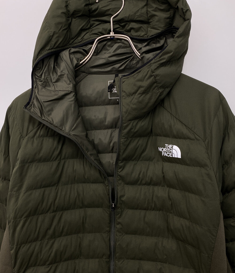 THE NORTH FACE 中綿ジャケット ジップアップ 切替 カーキ NY82173 メンズ SIZE L ザ・ノース・フェイス