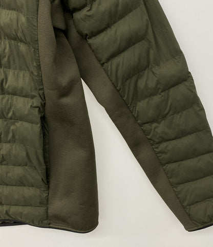THE NORTH FACE 中綿ジャケット ジップアップ 切替 カーキ NY82173 メンズ SIZE L ザ・ノース・フェイス