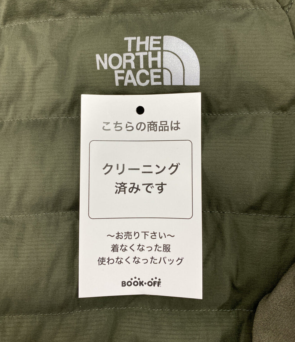 THE NORTH FACE 中綿ジャケット ジップアップ 切替 カーキ NY82173 メンズ SIZE L ザ・ノース・フェイス