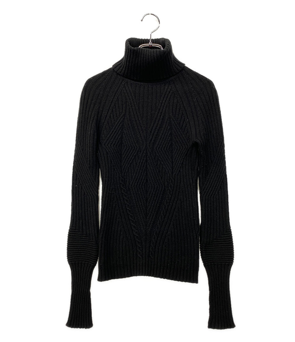 Alexander Mcqueen ニット タートルネック ブラック レディース SIZE XS アレキサンダーマックイーン