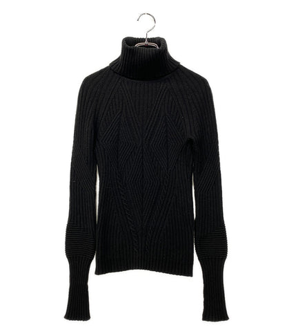 Alexander Mcqueen ニット タートルネック ブラック レディース SIZE XS アレキサンダーマックイーン
