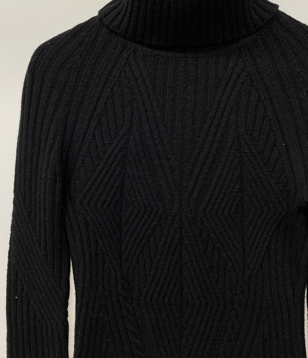Alexander Mcqueen ニット タートルネック ブラック レディース SIZE XS アレキサンダーマックイーン