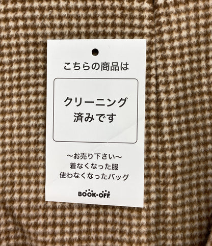 MAX MARA スカート ブラウン ウール 千鳥格子 レディース SIZE 38 マックスマーラ