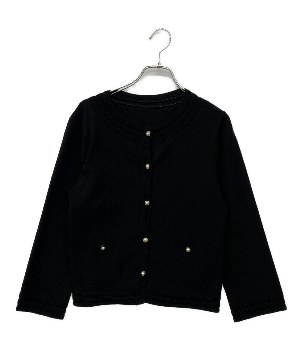 foxey 長袖カーディガン 丸首 36842 レディース SIZE 38 フォクシー