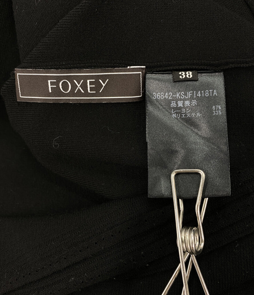 foxey 長袖カーディガン 丸首 36842 レディース SIZE 38 フォクシー
