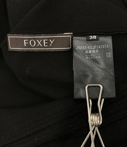 foxey 長袖カーディガン 丸首 36842 レディース SIZE 38 フォクシー