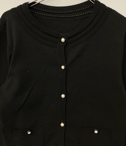 foxey 長袖カーディガン 丸首 36842 レディース SIZE 38 フォクシー
