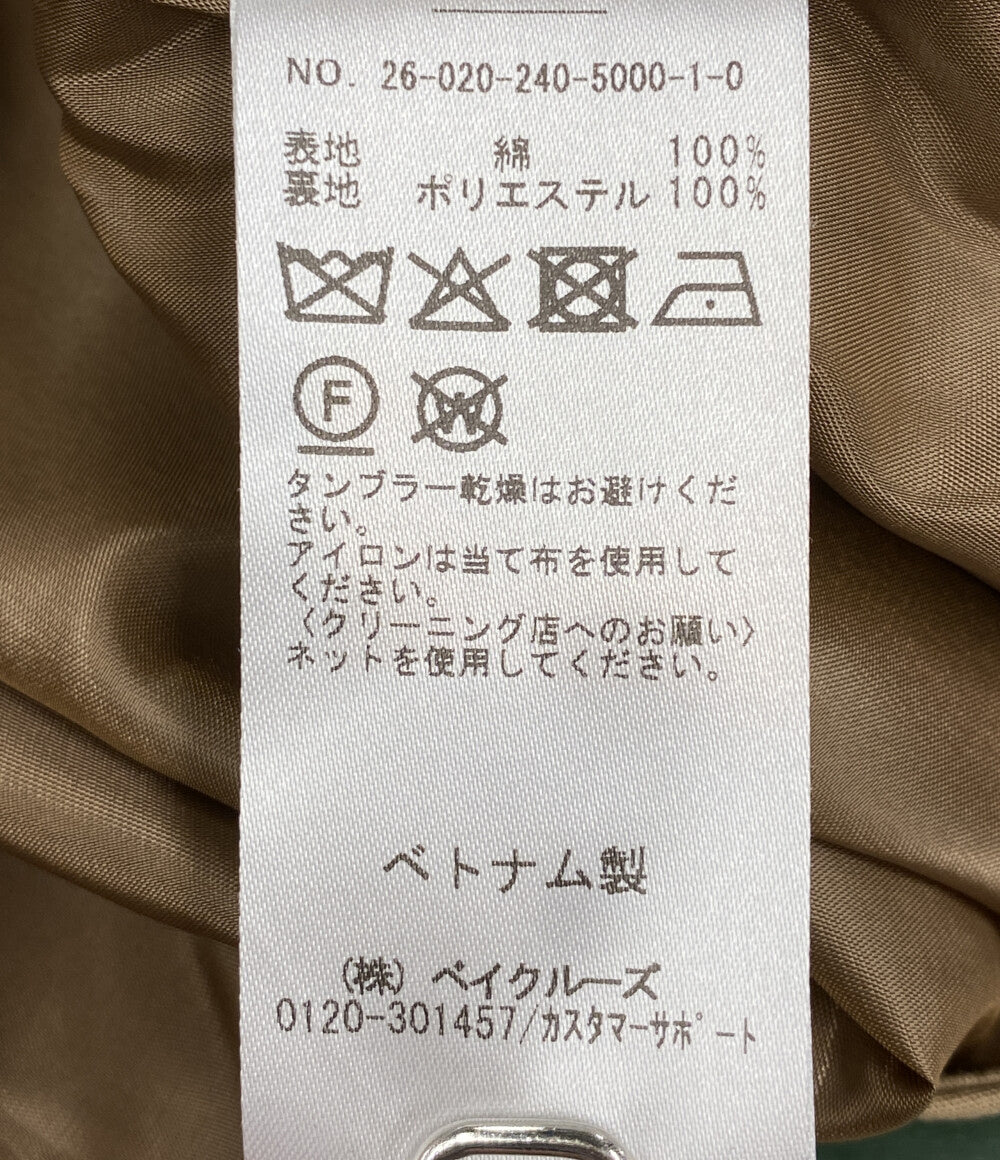 美品 NOBLE ショートコート ブラウン レディース SIZE 36 ノーブル