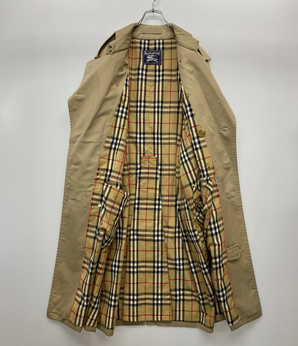 Burberrys トレンチコート イングランド製 ボタンロゴ無 ベージュ メンズ SIZE 52 バーバリーズ