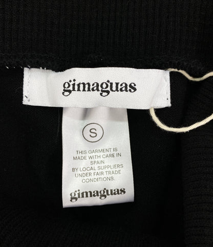 gimaguas ギマガス パンツ ウエスト折返し ブラック レディース SIZE S