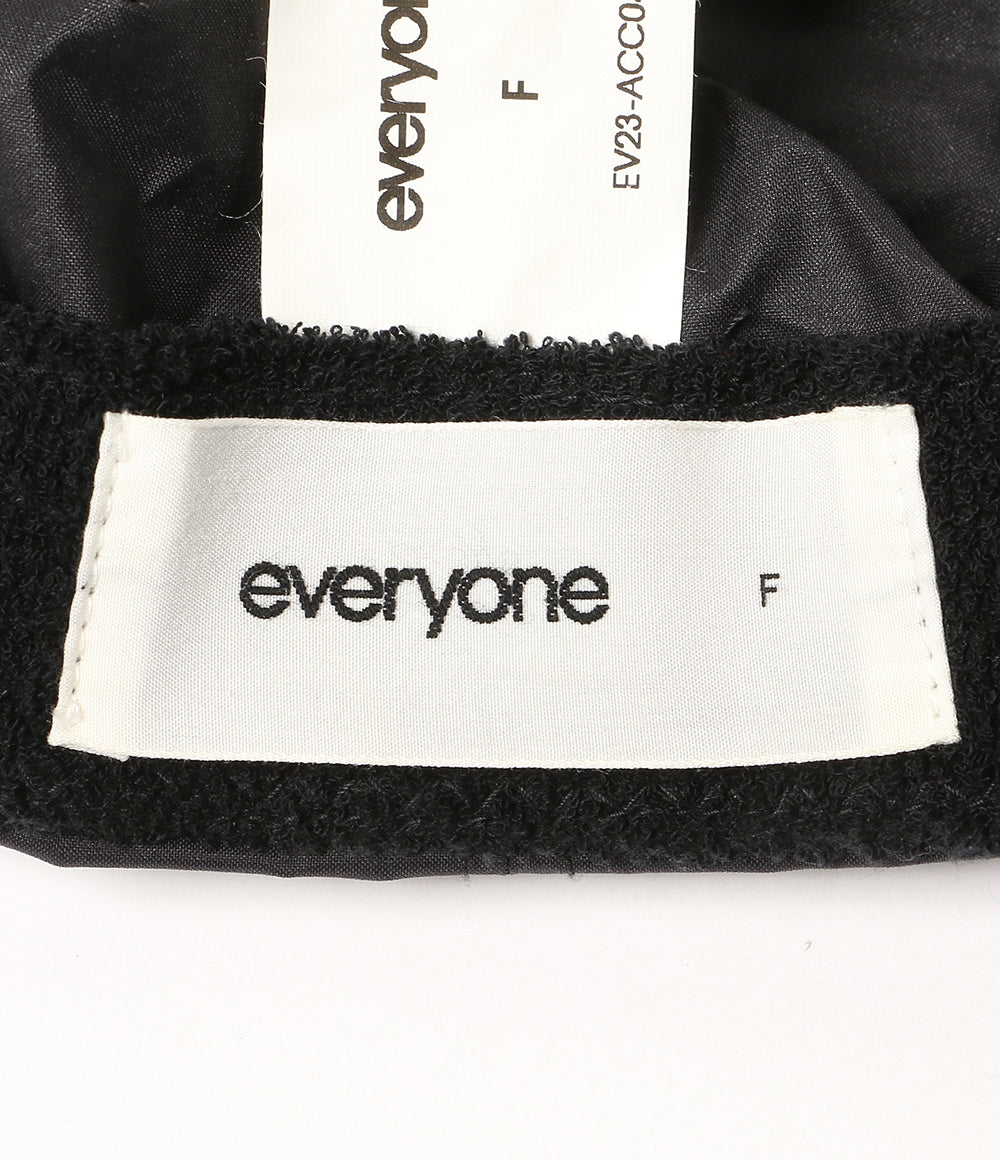 everyone キャップ EV23-ACC04 ブラック ナイロン メンズ SIZE F エブリワン