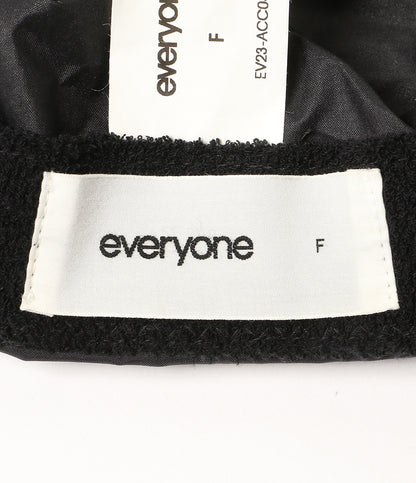everyone キャップ EV23-ACC04 ブラック ナイロン メンズ SIZE F エブリワン