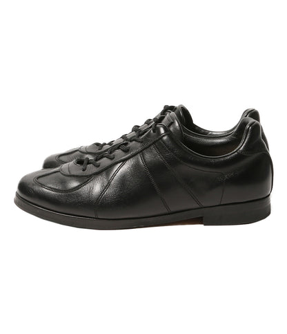 FOOT THE COACHER レザースニーカー ブラック メンズ SIZE 10 フットザコーチャー